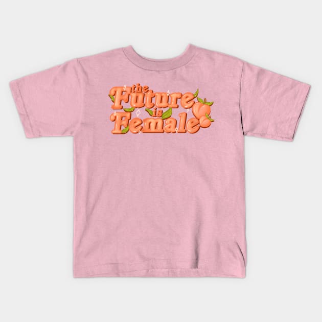 The Future Is Female Kids T-Shirt by Queer Deer Creations